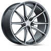 Vossen HF-3 20x9 / 5x114.3 / ET38 / Flat Face / 73.1 - Gloss Graphite Polished Wheel