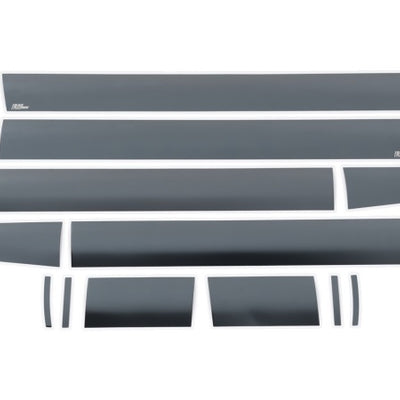 Putco 07-13 GMC Sierra Crew Cab 5.5ft Box - 6in Wide - 12pcs Black Platinum Rocker Panels