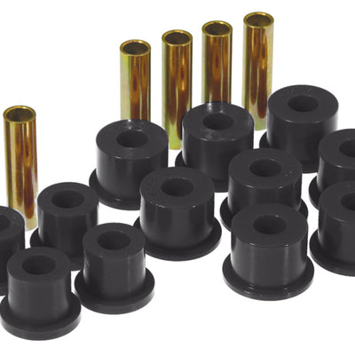 Prothane 88-98 GM 2/4wd Rear Spring & Shackle Bushings - Black