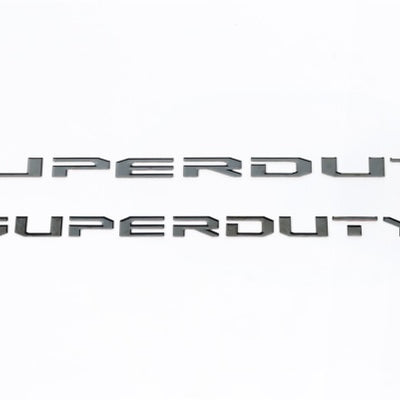 Putco 17-19 Ford SUPERDUTY Letters (Stamped/Black Platinum) Tailgate/Rear