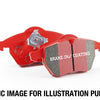 EBC 2016+ Porsche 911 (991/2 w/Cast Iron Rotors) 3.0TT Carrera Redstuff Rear Brake Pads