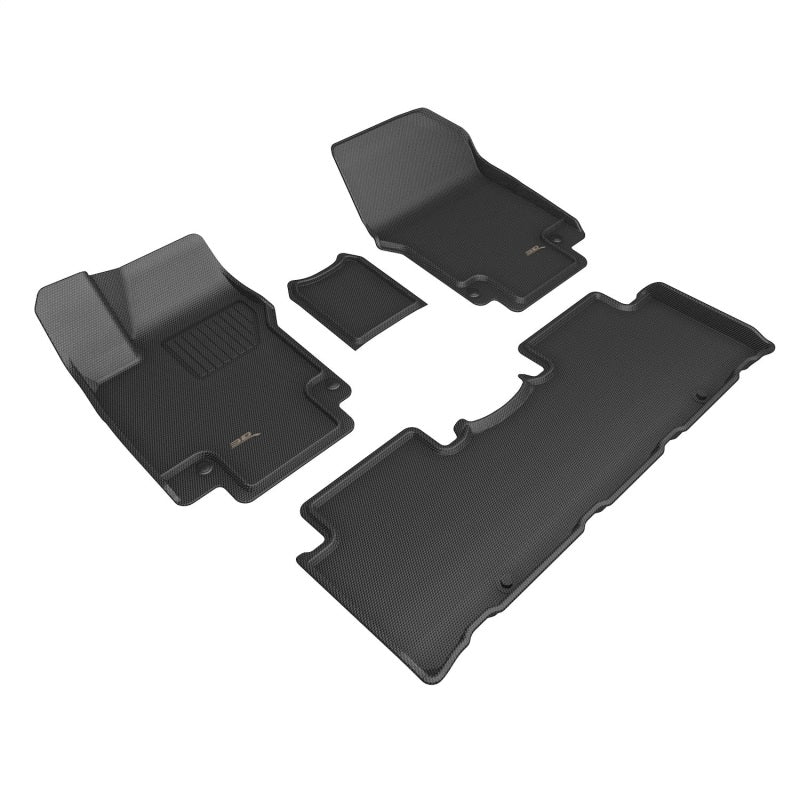 3D MAXpider 22-23 Hyundai Ioniq 5 Kagu Floor Mat- Black R1 R2