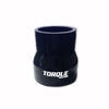 Torque Solution Transition Silicone Coupler: 2 inch to 2.5 inch Black Universal