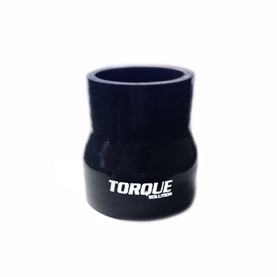 Torque Solution Transition Silicone Coupler: 2 inch to 2.5 inch Black Universal