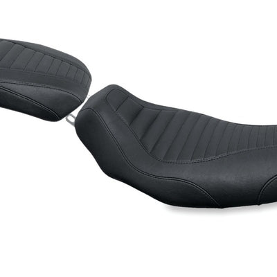 Mustang 08-21 Harley Electra Glide Std,Rd Glide,Rd King,Str Glide Tripper Passenger Seat - Black