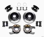 Wilwood D154 P/S Park Brake Kit Drilled Small Ford 2.50in Offset