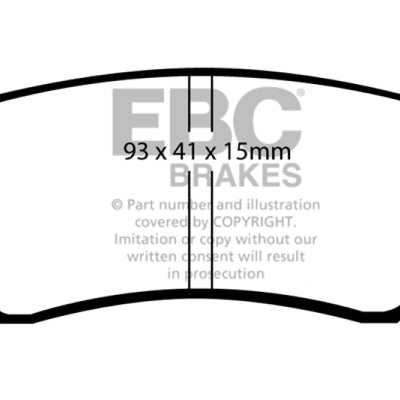 EBC 06-11 Hyundai Accent 1.6 Ultimax2 Rear Brake Pads