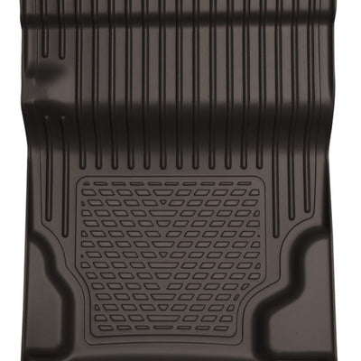 Husky Liners 10-13 GM Escalade/Tahoe/Yukon WeatherBeater Black Walkway Floor Liner (2nd Row Bucket)