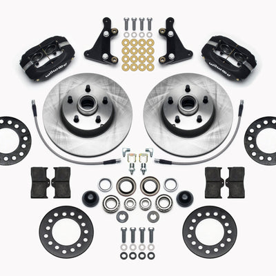 Wilwood Forged Dynalite Front Kit 11.28in 1 PC Rotor&Hub Ford 1949-1953