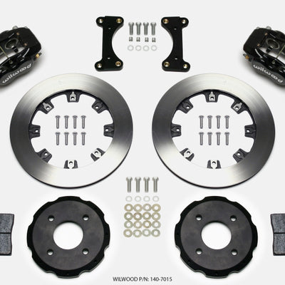 Wilwood Forged Dynalite Front Hat Kit 12.19in 2002 Mitsubishi Lancer