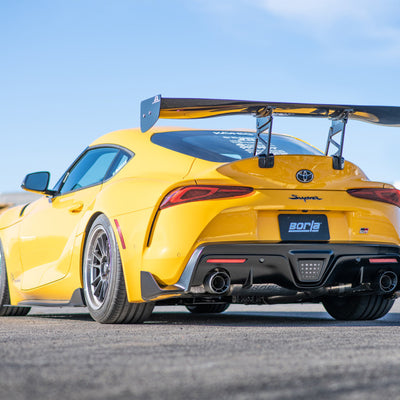 Borla 2020 Toyota Supra GR 3.0L I6 3in ATAK Catback Exhaust - Carbon Fiber Tips