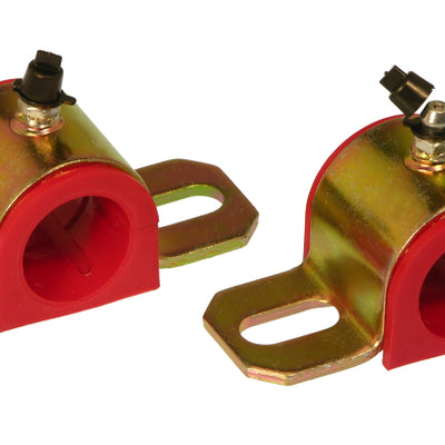 Prothane Universal Greasable Sway Bar Bushings - 25MM - Type A Bracket - Red