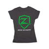 Zone Offroad Charcoal Gray Premium Cotton T-Shirt w/ Zone Offroad Logo - Womens - Large