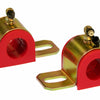 Prothane Universal 90 Deg Greasable Sway Bar Bushings - 26MM - Type B Bracket - Red