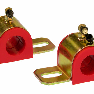Prothane Universal 90 Deg Greasable Sway Bar Bushings - 26MM - Type B Bracket - Red