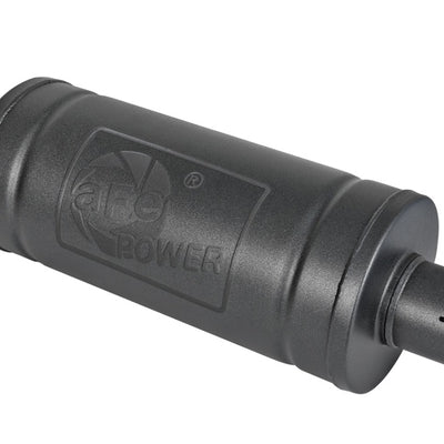 aFe MACH Force-Xp 409 SS Muffler w/ Black finish 2-1/2in Inlet & Outlet 14in x 16in Diameter