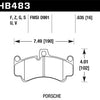 Hawk DTC-80 01-13 Porsche 911 (996/997) Front Race Brake Pads