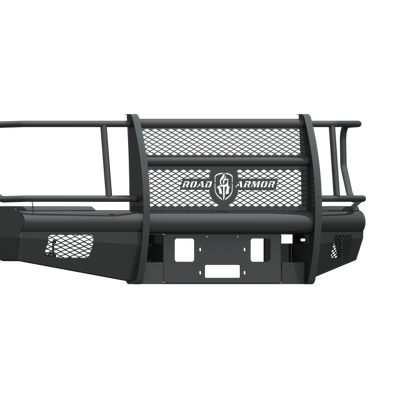 Road Armor 08-10 Ford F-250 Vaquero Front Non-Winch Plate (Plate ONLY - No Bumper) - Tex Blk