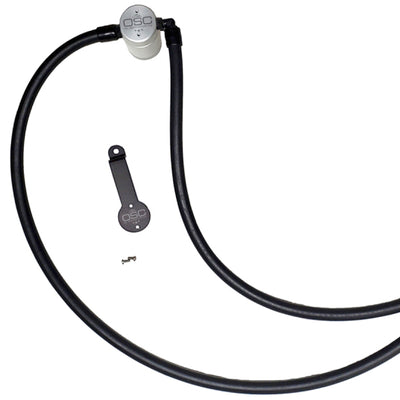 J&L 20-25 Jeep Wrangler 2.0L Driver Side Oil Separator 3.0 - Clear Anodized