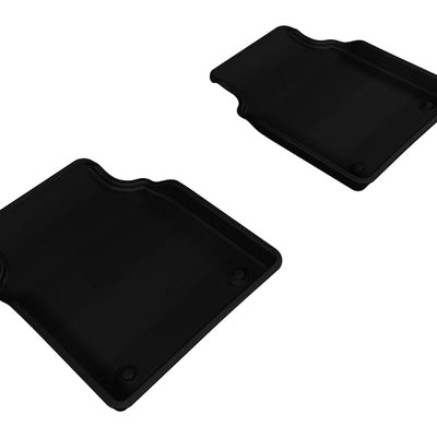 3D MAXpider 2011-2018 Audi A8L Kagu 2nd Row Floormats - Black