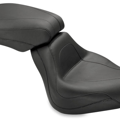 Mustang 00-07 Harley Softail Deuce Sport Touring Solo Seat - Black