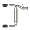 aFe Vulcan 3in 304 SS Axle-Back Exhaust 2021 Ford Bronco L4-2.3L (t)/V6-2.7L (tt) w/ Carbon Tips
