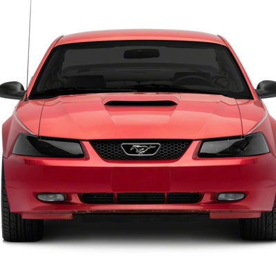 Raxiom 99-04 Ford Mustang Axial Series OEM Style Replacement Headlights- Blk Housing (Smoked Lens)