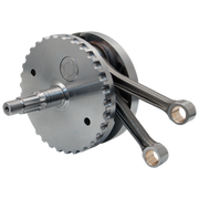 S&S Cycle 00-06 BT 4-5/8in Stroke Flywheel Assembly w/o Sprocket Shaft Bearing Race