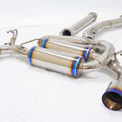 MXP 08-15 Mitsubishi Evolution 10 w/2 Section Pipes T304 SP Exhaust System w/Dual Exit
