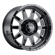 Weld Off-Road W102 20X9.0 Stealth 8X180 ET00 BS5.00 Gloss Black MIL 124.3