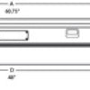 Lund Universal Alum Flush Mount Box - Brite