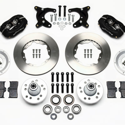 Wilwood Forged Dynalite Front Kit 11.00in 65-72 CDP A Body - 10in Drum