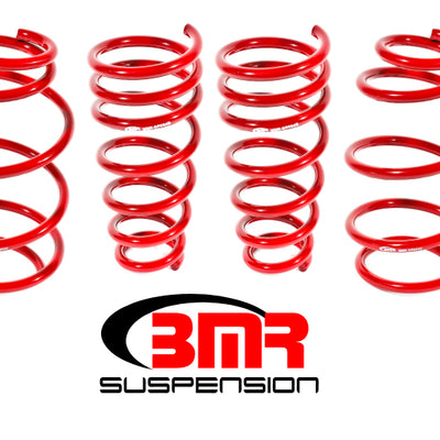 BMR 10-15 5th Gen Camaro V6 Lowering Spring Kit (Set Of 4) - Red