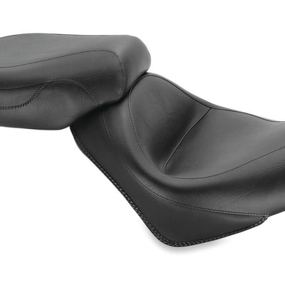 Mustang 02-08 Honda VTX1800 Retro, S & T Honda Wide Touring 2PC Seat - Black