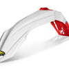 Cycra 15-21 Yamaha YZ125 Cycralite Front Fender - White w/ Red Vent