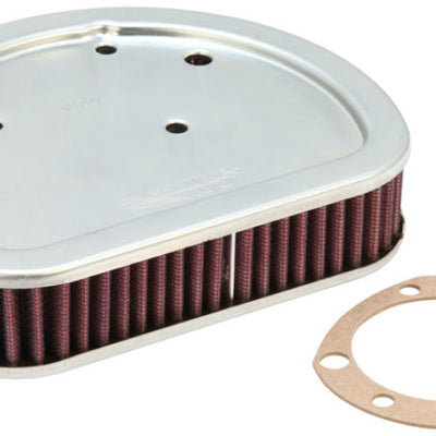 K&N Replacement Air Filter 7.125in L x 5.688in W x 1.625in H for Harley Davidson