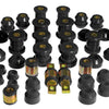 Prothane 88-91 Honda Civic Total Kit - Black