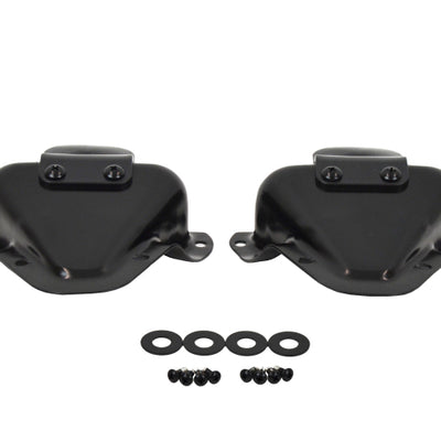 Kentrol 81-95 Jeep CJ/Wrangler YJ Interior Door Latch Brackets Pair - Powdercoat Black