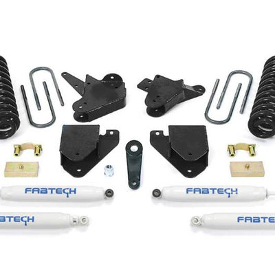 Fabtech 08-10 Ford F250 2WD V10 & Diesel 6in Basic Sys w/Perf Shks
