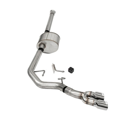 Corsa 2021-2025 Ford F-150 SuperCab/6.5in Bed 5.0L V8 Xtreme Cat-Back Front of Tire Exit-Polished