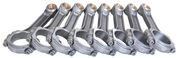 Eagle Chevrolet 6.000in 5140 Steel I-Beam Connecting Rods (Set of 8)