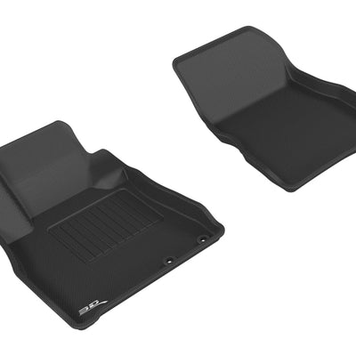3D MAXpider 2014-2019 Nissan Versa Note Kagu 1st Row Floormat - Black