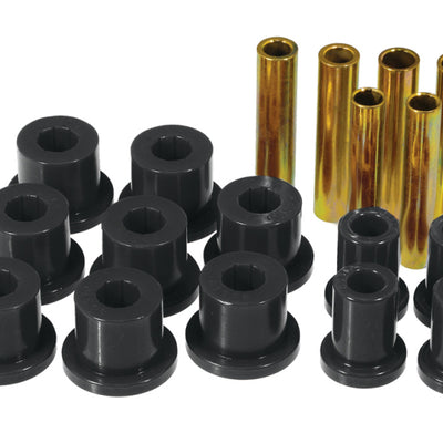 Prothane 67-70 GM 4wd Front Spring & Shackle Bushings - Black