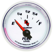 AutoMeter Gauge Fuel Level 2-1/16in. 0 Ohm(e) to 90 Ohm(f) Elec C2