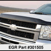 EGR 07-13 Chev Silverado Superguard Hood Shield - Matte