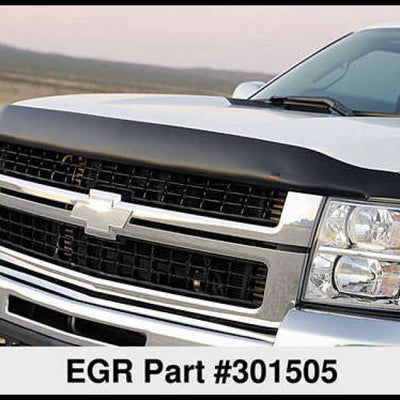 EGR 07-13 Chev Silverado Superguard Hood Shield - Matte