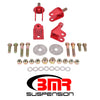 BMR 79-04 Fox Mustang Rear Coilover Conversion Kit w/o Control Arm Bracket - Red