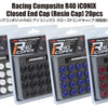 Project Kics 12x1.25 R40 Iconix Plastic Cap Set - Blue (20 Pcs)