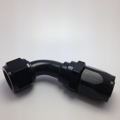 Fragola -10AN Nut x -12AN Hose Reducing Hose End 60 Degree - Black