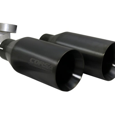 Corsa 2019-2024 Ram 1500 5.7L Crew Cab w/ 57in or 76in Bed Cat-Back Dual Rr Exit 5in Gun Metal Tips